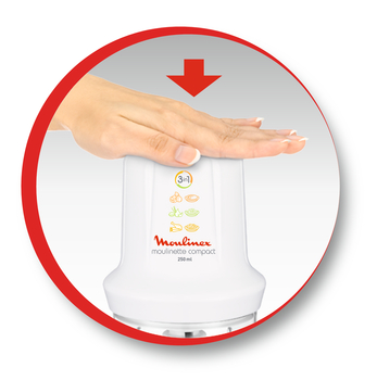 Multimoulinette compact 350 W Blanc